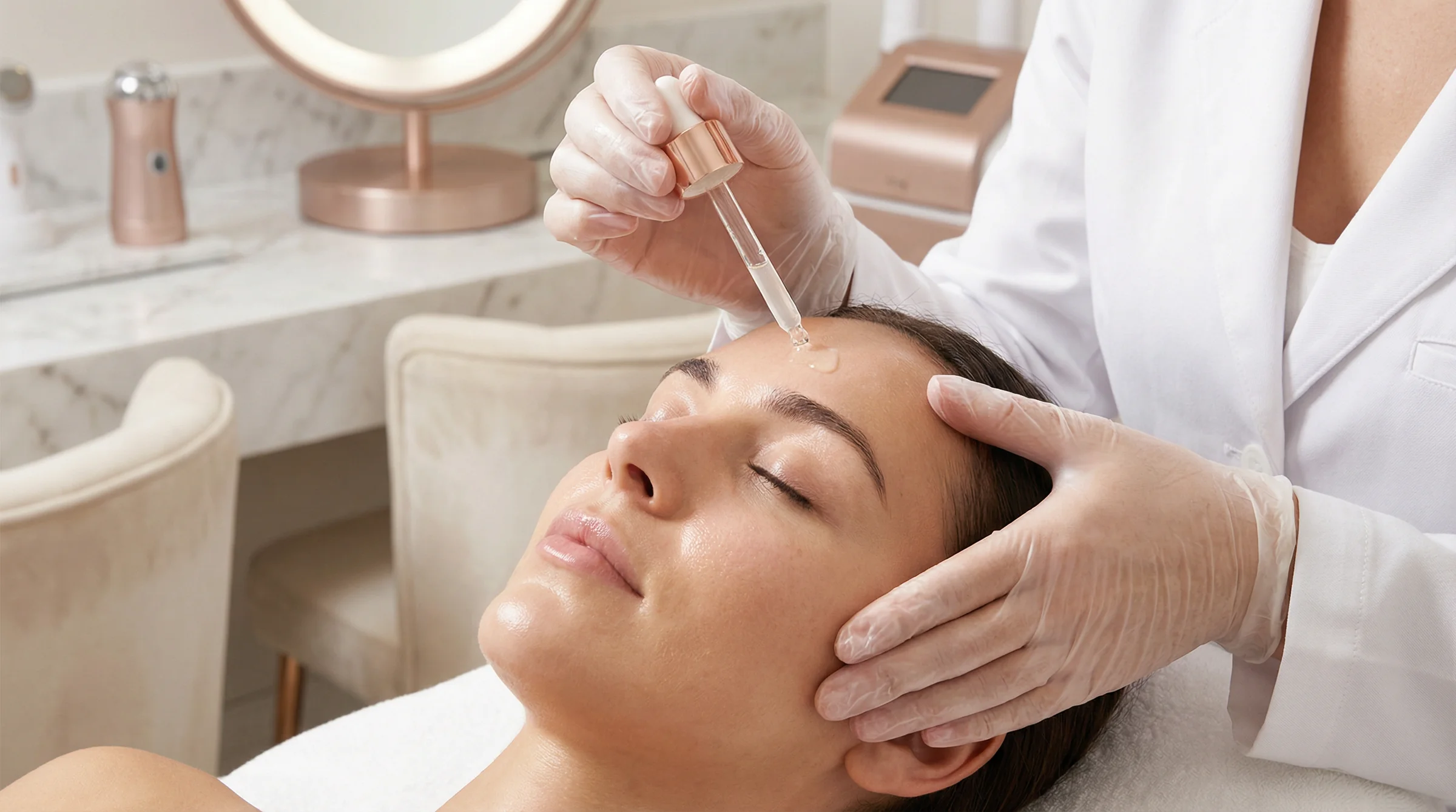 Advanced skin treatments at Mesglo London Marylebone
